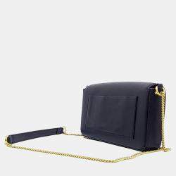 Pre Owned Valentino Black Leather mini crossbody bag
