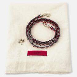 Pre Owned Valentino Garavani Rock Studded 2-Way Shoulder Bag Red Leather