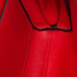 Pre Owned Valentino Black Leather Alcove Rockstud Top Handle Bag