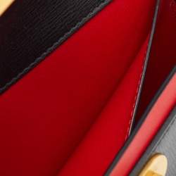 Pre Owned Valentino Black Leather Alcove Rockstud Top Handle Bag