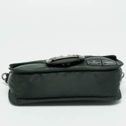 Pre Owned Valentino x Porter Dark Green Nylon Loco Shoulder Bag
