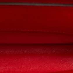 Pre Owned حقيبة بيد علوية فالنتينو جلد أسود ألكوف روكستد متوسطة