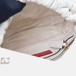 Pre Owned Valentino Medium Lambskin SpikeMe Flap Bag