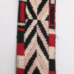 Pre Owned حقيبة كتف فالنتينو روكستد متدحرجة جلد أحمر