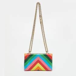 Pre Owned حقيبة كتف فالنتينو سلسلة فا فا فوم جلد متعددة الألوان