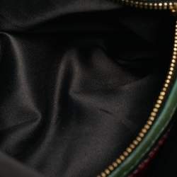 مملوكة مسبقًا حقيبة بوسطن فالنتينو جلد خضراء