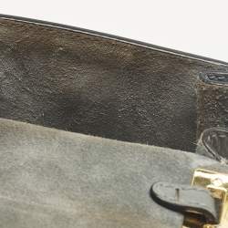 Pre Owned Valentino My Rockstud Mini Grey Leather Top Handle Bag