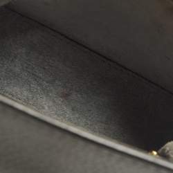 Pre Owned Valentino My Rockstud Mini Grey Leather Top Handle Bag