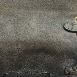 Pre Owned Valentino My Rockstud Mini Grey Leather Top Handle Bag