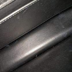 مملوكة مسبقًا حقيبة كتف فالنتينو حلقة في جلد أسود