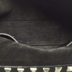 مملوكة مسبقًا Valentino Rockstud Small Black Leather Crossbody Bag