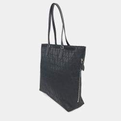 مملوكة مسبقًا حقيبة شوبير فالنتينو قماش أيقونوغراف أسود كاﻧﻔﺎس