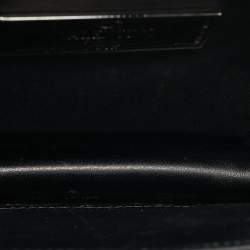 Pre Owned Valentino Rockstud Frame Black Calfhair and Leather Bag