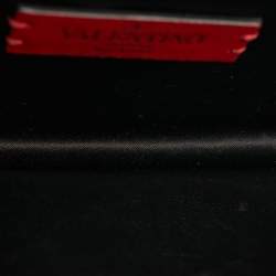 مملوكة مسبقًا Valentino Black/White Leather VLOGO Inlay Chain Crossbody Bag