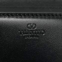 مملوكة مسبقًا Valentino Loco Black Small Leather Shoulder Bag