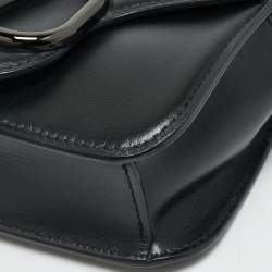 مملوكة مسبقًا Valentino Loco Black Small Leather Shoulder Bag