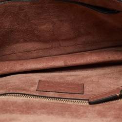 Pre Owned حقيبة فالنتينو غلام لوك جلد نيون أصفر/ كريمي روكستد متوسطة بقلاب