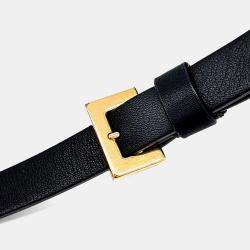 Pre Owned Valentino Black Leather Bucket Bag