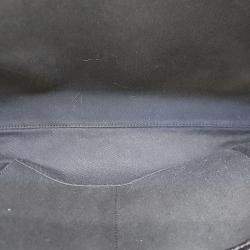 Pre Owned حقيبة فالنتينو هوبو جلد أسود مع مسامير الزينة