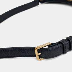 مملوكة مسبقًا حقيبة هوبو فالنتينو مصغرة جلد أسود بشعار V