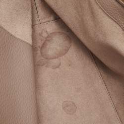 Pre Owned Valentino Rockstud Beige Leather Shopper Tote