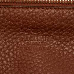 مملوكة مسبقًا حقيبة يد فالنتينو جلد بني متوسط روكستد ترابيز