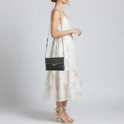 Pre Owned حقيبة كروس فاب فالن*تينو جلد زرقاء روكستد