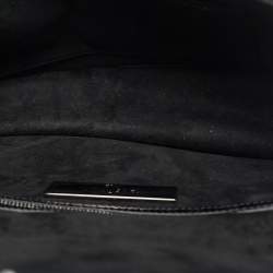 Pre Owned حقيبة فلانتينو غلايم لوك متوسطة جلد برّاق أسود بحليّ روكستد