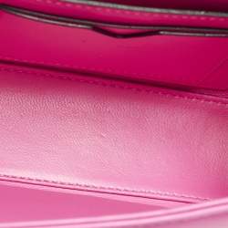 مملوكة مسبقًا Valentino One Stud Mini Pink Leather Flap Top Handle Bag