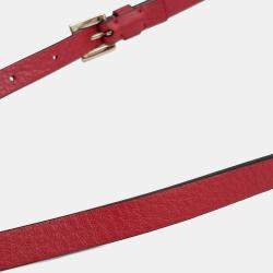 مملوكة مسبقًا Valentino Red Leather crossbody bag