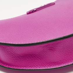 مملوكة مسبقًا Valentino VLogo Mini Pink Leather Hobo