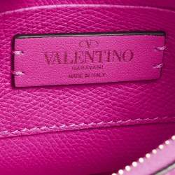 مملوكة مسبقًا Valentino VLogo Mini Pink Leather Hobo