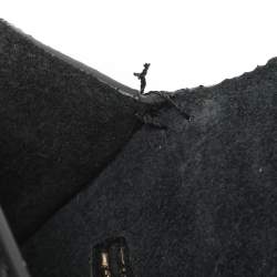 مملوكة مسبقًا Valentino Rockstud Glam Lock Small Black Leather Embroidered Flap Bag