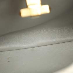 Pre Owned Valentino Roman Stud Small White Leather Tote