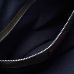 Pre Owned حقيبة فالنتينو دفل جلد زيتية اللون