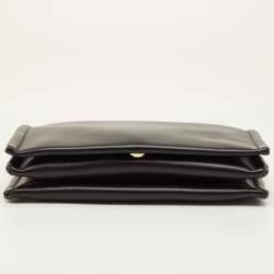 مملوكة مسبقًا Valentino VLogo Black Leather Chain Bag