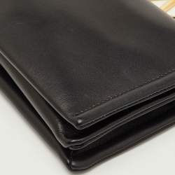 مملوكة مسبقًا Valentino VLogo Black Leather Chain Bag