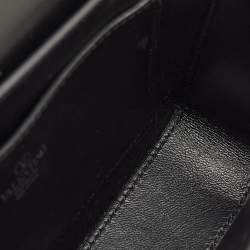 Pre Owned Valentino Rockstud Silver Leather Flap Shoulder Bag