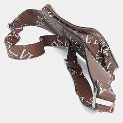 Pre Owned Valentino Brown Leather belt bag