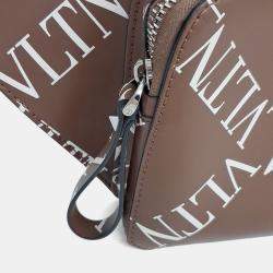 Pre Owned Valentino Brown Leather belt bag