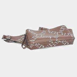 Pre Owned Valentino Brown Leather belt bag