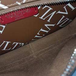 Pre Owned Valentino Brown Leather belt bag