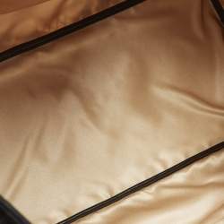 Pre Owned Valentino Black Mesh Nylon Shopper Tote