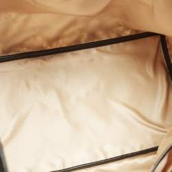 Pre Owned Valentino Black Mesh Nylon Shopper Tote