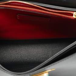 مملوكة مسبقًا Valentino x Undercover VRing Black Leather Top Handle Bag