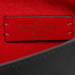 مملوكة مسبقًا Valentino x Undercover VRing Black Leather Top Handle Bag