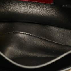 Pre Owned Valentino B-Rockstud Medium Brown/Beige Leopard Print Calfhair and Suede Shoulder Bag