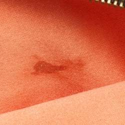 مملوكة مسبقًا Valentino Escape V logo Beige/Brown Canvas and Leather Flap Hobo