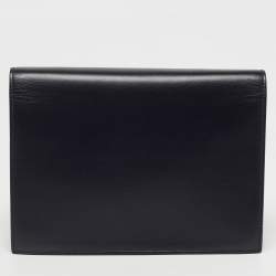 مملوكة مسبقًا Valentino VCase Crystals Small Black Leather Shoulder Bag