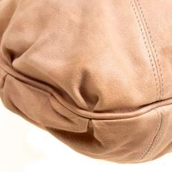 Pre Owned Valentino Beige Leather Braided Tote